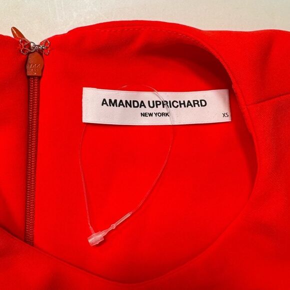 NEW Amanda Uprichard x Revolve Gilda Gown in Crimson Size XS - Picture 8 of 10